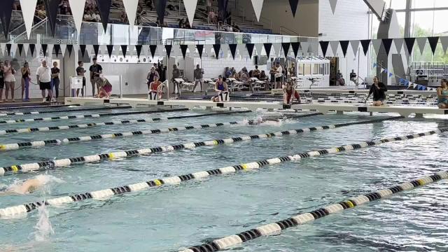 Topeka West senior Kadence Jeffries wins the 500 freestyle