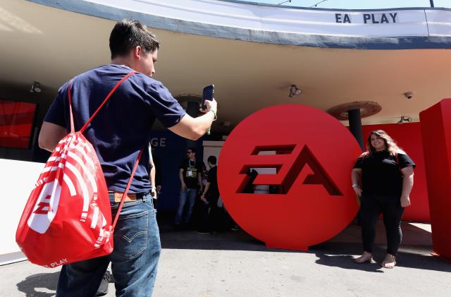 LOS ANGELES, CALIFORNIA - JUNE 08:   Game enthusiasts and industry personnel pose for a photograph during the EA Play 2019 event at the Hollywood Palladium on June 08, 2019 in Los Angeles, California. (Photo by Christian Petersen/Getty Images)