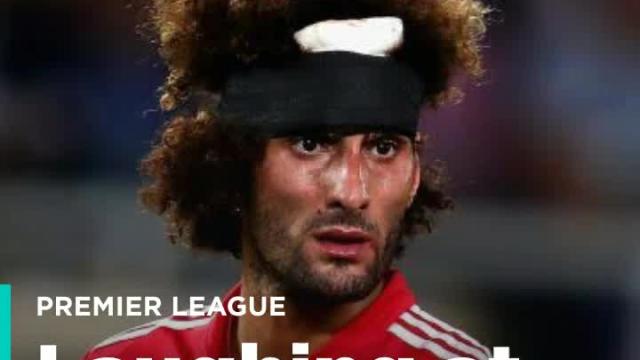 Marouane Fellaini pokes fun at himself by posting picture of ball smashing his face vs. Real Madrid