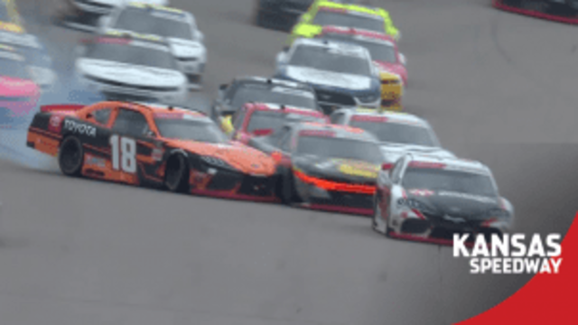 Daniel Hemric, Noah Gragson tangle in final stage at Kansas