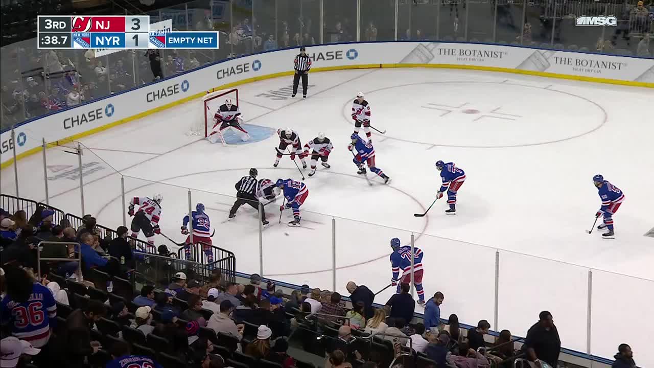 a Goal from New York Rangers vs