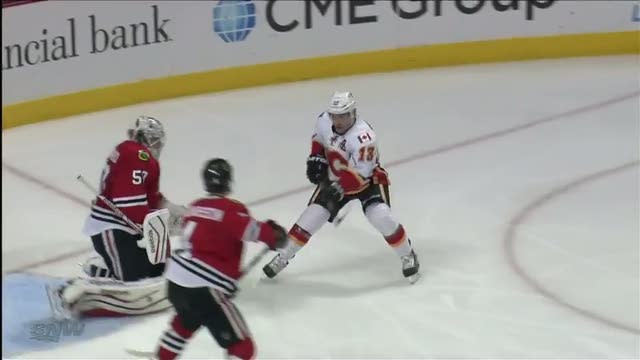 Mike Cammalleri tallies on the deflection