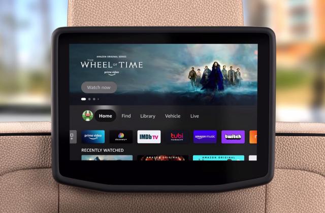 Amazon Fire TV car interface