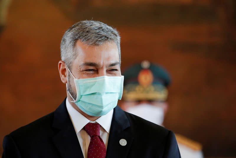 Paraguay President Abdo tests positive for Covid-19, symptoms mild - ministry