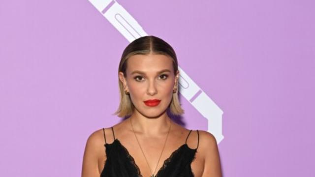 Millie Bobby Brown turns heads in black outfit at the Samsung Galaxy  Creators Lounge event in NYC