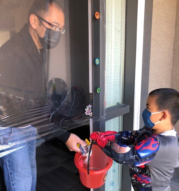 Safe Halloween Calgary couple creates COVID19 prevention kits for