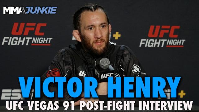 Victor Henry quotes Kim Kardashian after UFC on ESPN 55 bounce back from groin-shot no contest