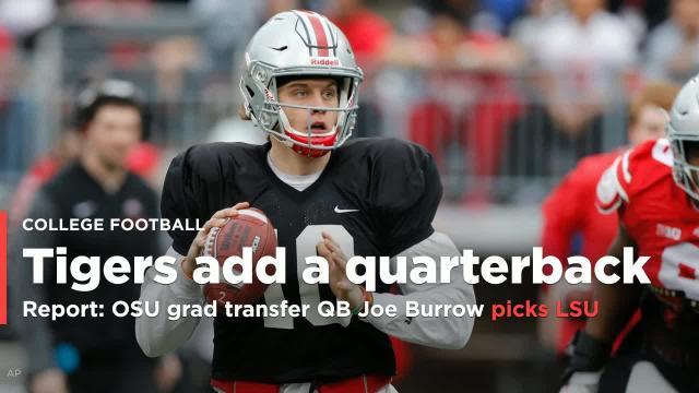 Report: QB Joe Burrow, Ohio State transfer, picks LSU over Cincinnati