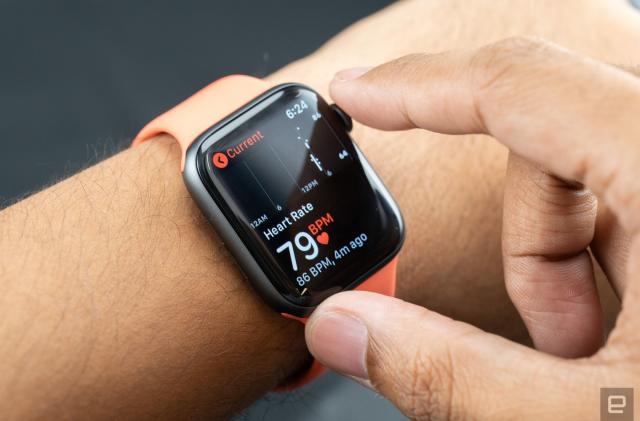 Apple Watch heart rate