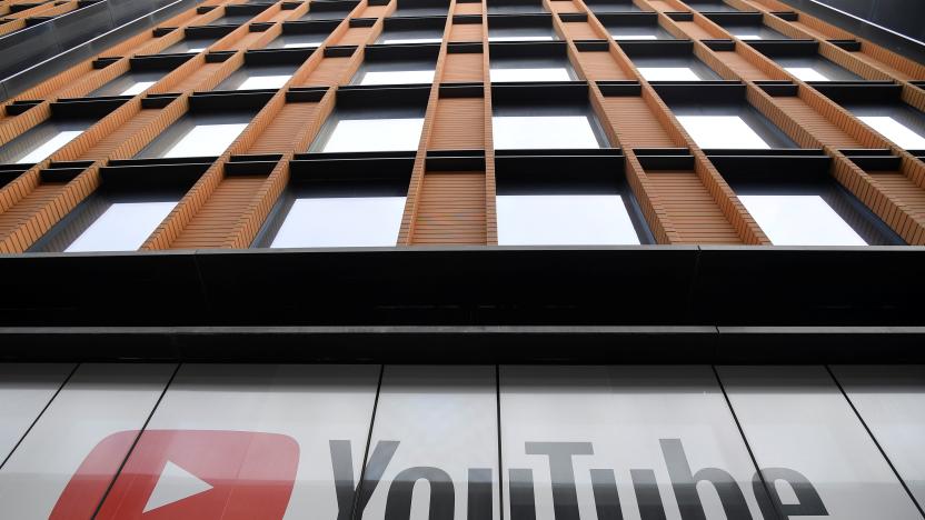 YouTube signage is seen at their offices in King's Cross, London, Britain, September 11, 2020. REUTERS/Toby Melville
