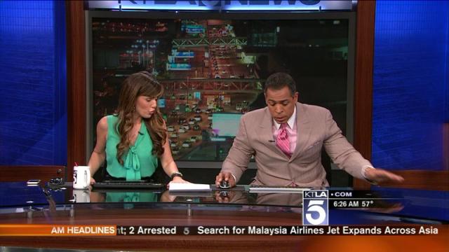 Ktla News Anchors Dive Under Desk During Earthquake