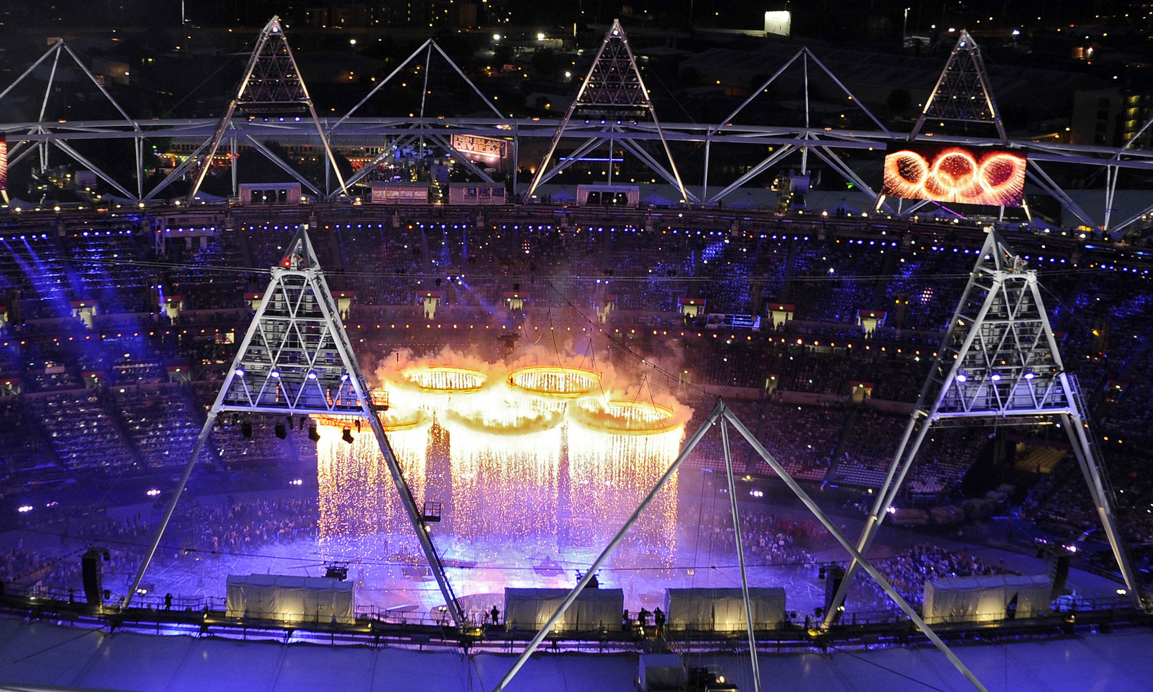 Ap Photos A Rockin Olympics Opening Ceremony