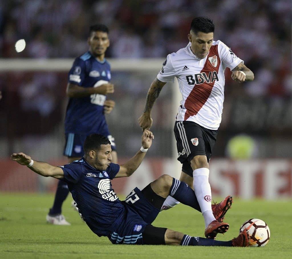 Enzo Perez covers for Argentina's injured Lanzini