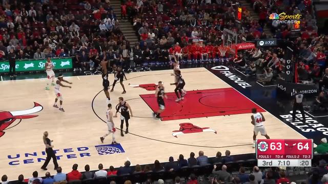 Patrick Williams with a dunk vs the LA Clippers