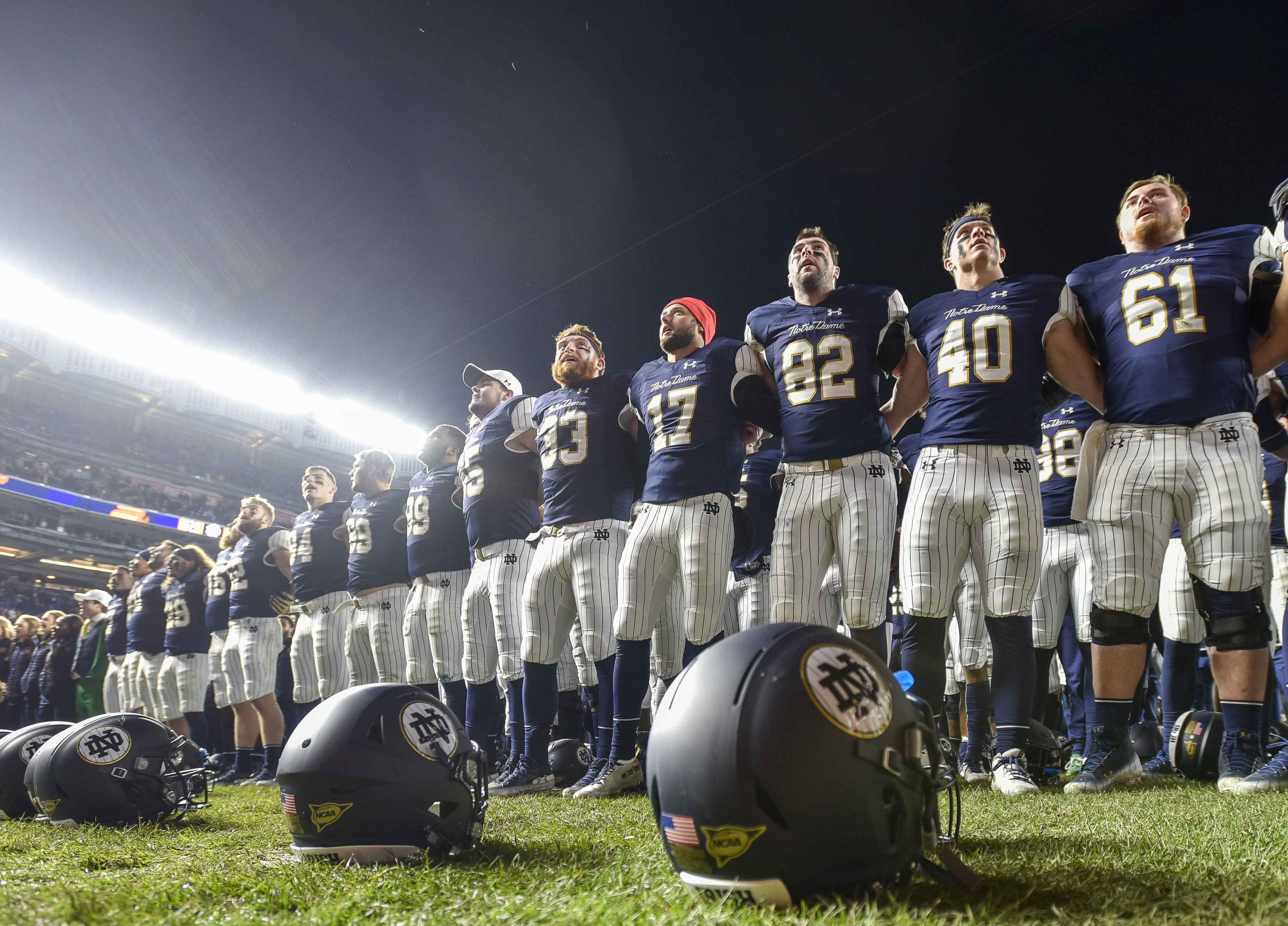 notre dame football jersey yankee stadium