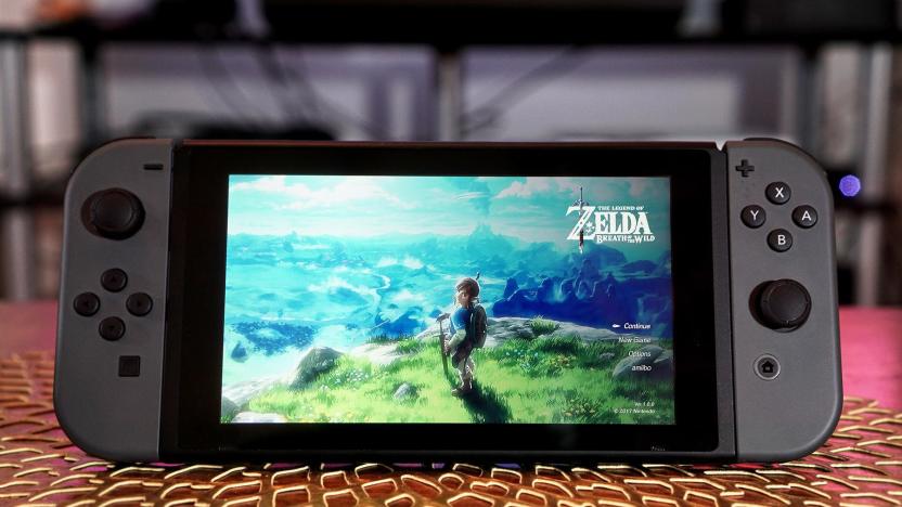 Nintendo OLED Switch with NVIDIA DLSS 