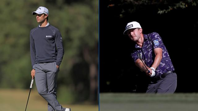 Hughes, Detry lead the pack at 10-under at Sanderson Farms