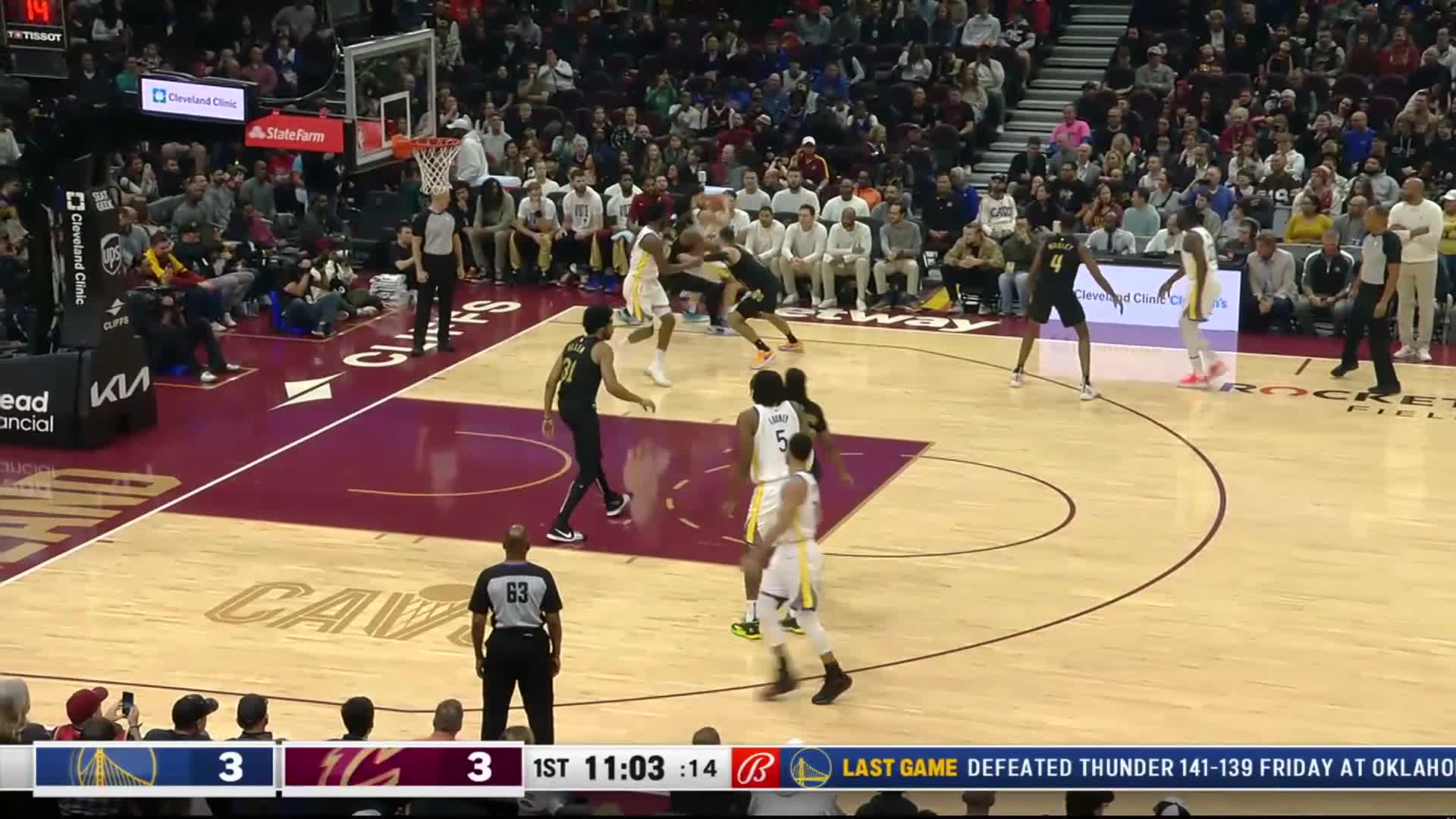 Warriors vs Cavaliers Game Highlights