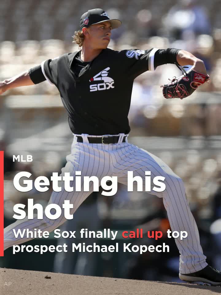 Pitching prospect Michael Kopech to make White Sox debut Tuesday