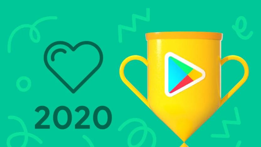 Google Play Store 2020 awards.