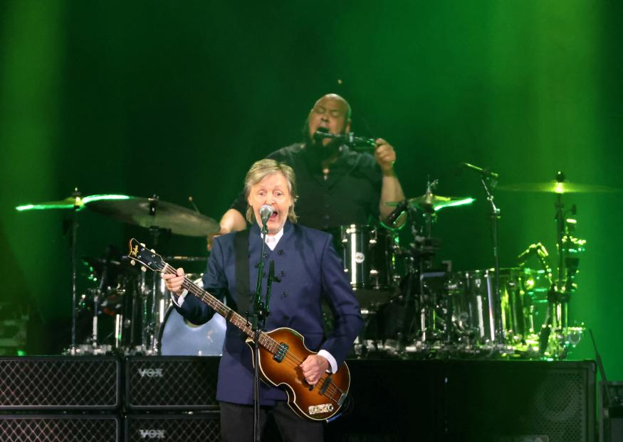 Musician Paul McCartney performs during his Got Back tour at SoFi Stadium in Inglewood, California, U.S., May 13, 2022. REUTERS/Mario Anzuoni