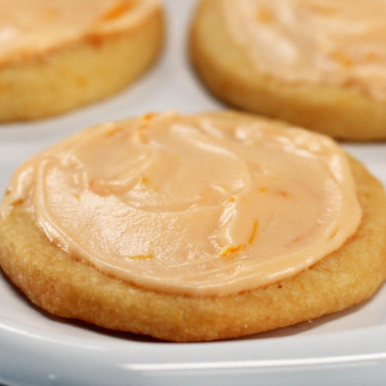 Orange Sugar Cookies With Orange Cream Cheese Frosting 0513