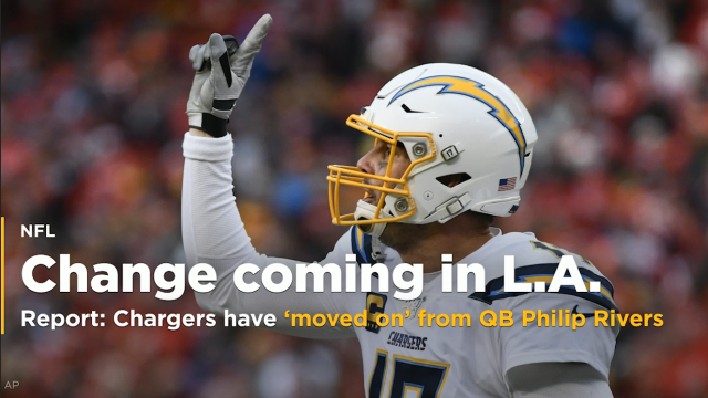 Chargers have reportedly 'moved on' from QB Philip Rivers