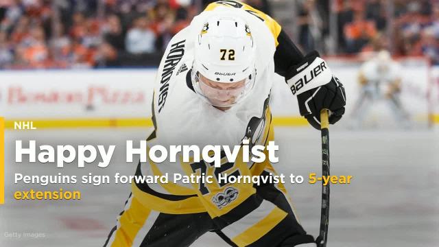Penguins sign forward Patric Hornqvist to 5-year extension