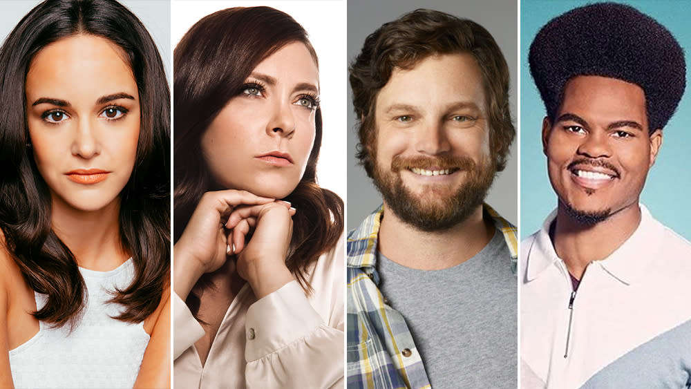 Bar Fight Melissa Fumero Rachel Bloom Luka Jones Julian Gant To Topline Jim Mahoney Comedy