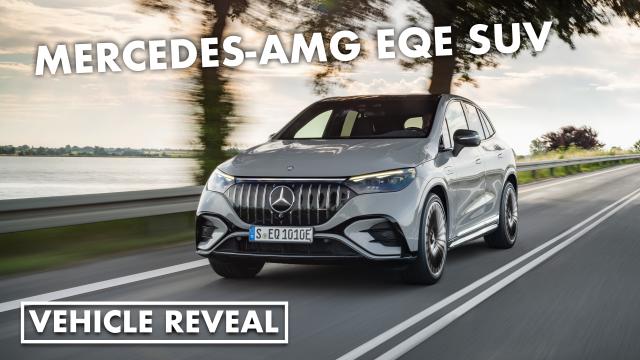 2024 Mercedes-AMG EQE SUV driving footage