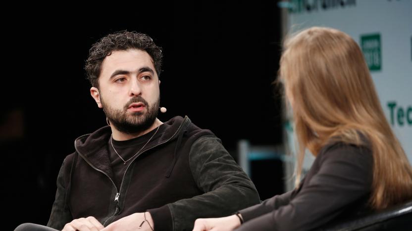 LONDON, ENGLAND - DECEMBER 05:  Co-founder of Google DeepMind Mustafa Suleyman attends a Q&A with Special Projects Editor forTechCrunch, Jordan Crook during day 1 of TechCrunch Disrupt London at the Copper Box on December 5, 2016 in London, England.  (Photo by John Phillips/Getty Images for TechCrunch)