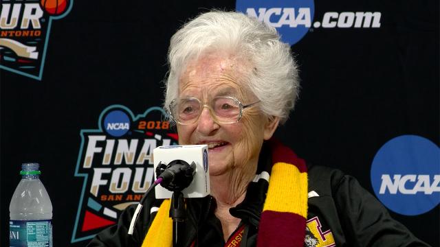 Sister Jean: "This is the most fun I’ve had in my life"