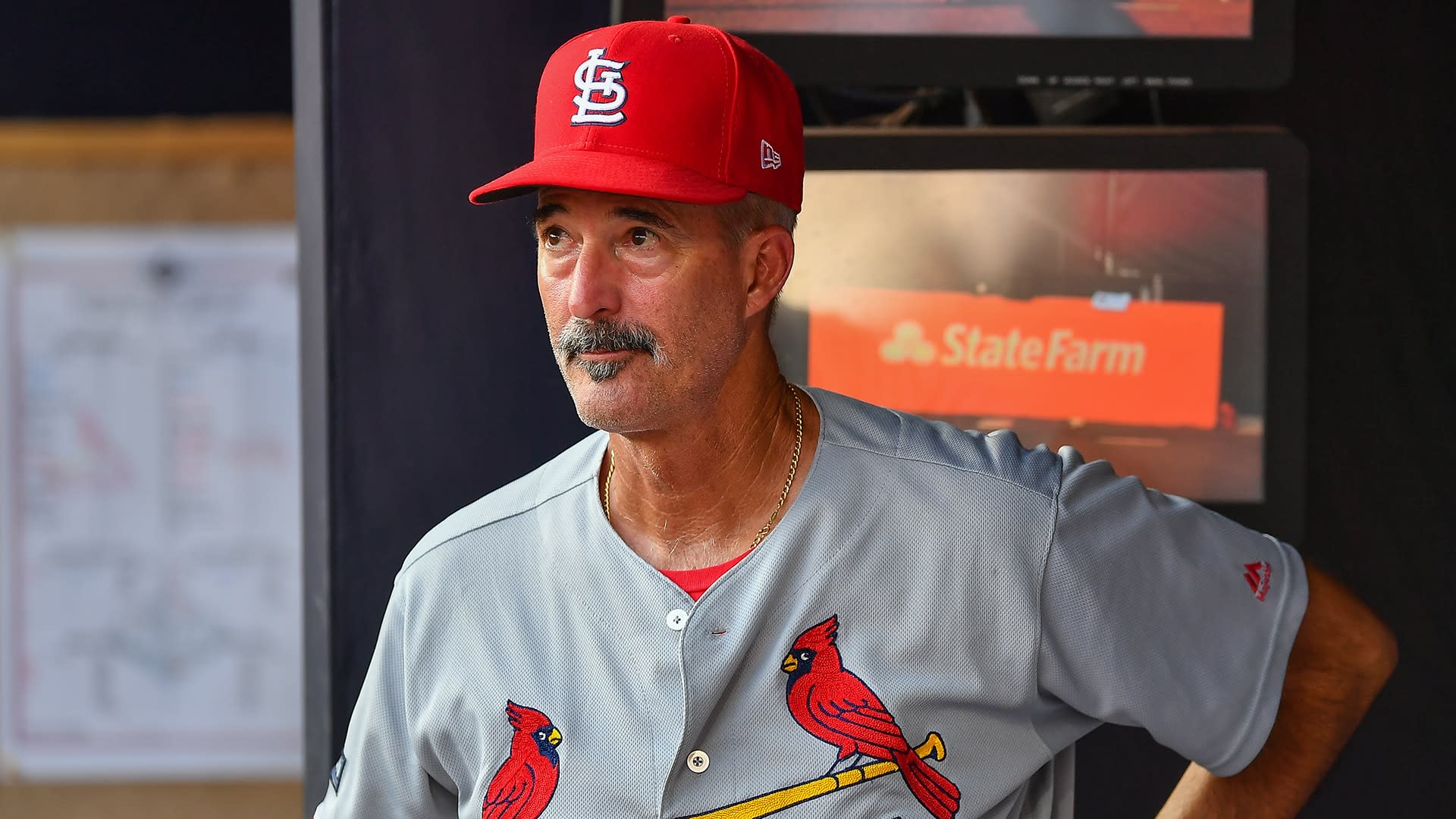 St. Louis Cardinals pitching coach Maddux cards two aces in same round