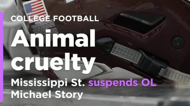 Mississippi St. suspends lineman charged with animal cruelty toward his Great Dane