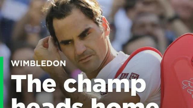 Roger Federer shocked by Kevin Anderson and eliminated from Wimbledon in five-set thriller