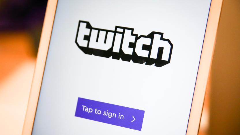 A twitch sign-in screen is seen at the offices of Twitch Interactive Inc, a social video platform and gaming community owned by Amazon, in San Francisco, California, U.S., March 6, 2017.  REUTERS/Elijah Nouvelage