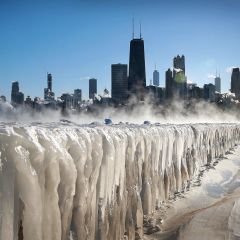 Lake Michigan Has Completely Frozen Over Amid Dangerous Temperatures â€” See the Incredible Photos