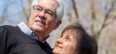 Michael and Peggy Gross in Mahwah, N.J., on April 7. (Jackie Molloy/New York Times)