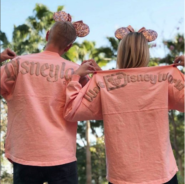 rose gold disneyland spirit jersey