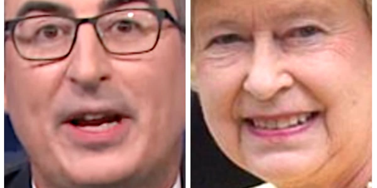 John Oliver Insults The Hell Out Of Queen Elizabeth And Just, Wow