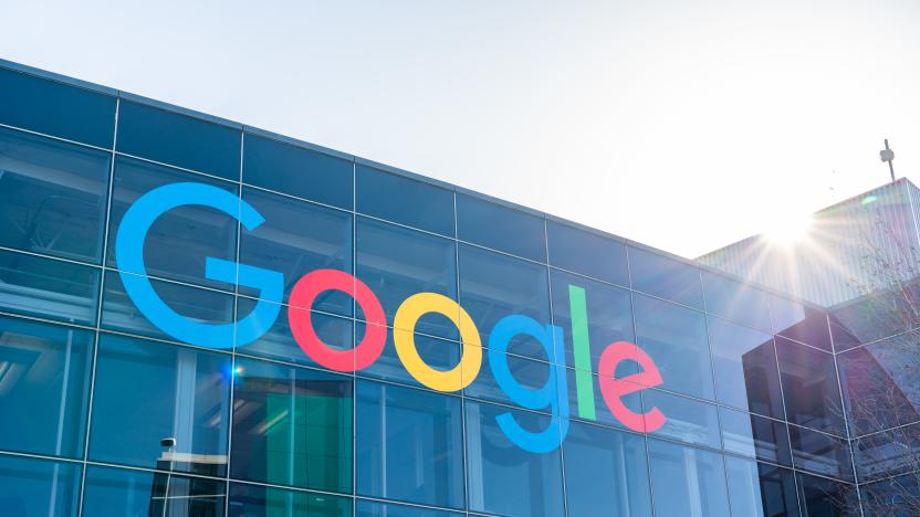 MOUNTAIN VIEW, UNITED STATES - 2020/02/23: American multinational technology company Google logo seen at Googleplex, the corporate headquarters complex of Google and its parent company Alphabet Inc. (Photo by Alex Tai/SOPA Images/LightRocket via Getty Images)