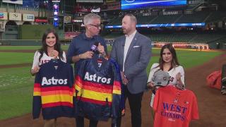 Astros gear being sold at Academy Sports