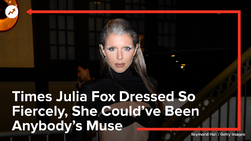 Julia Fox Takes Naked Dressing Up a Notch at PLT x Naomi Campbell