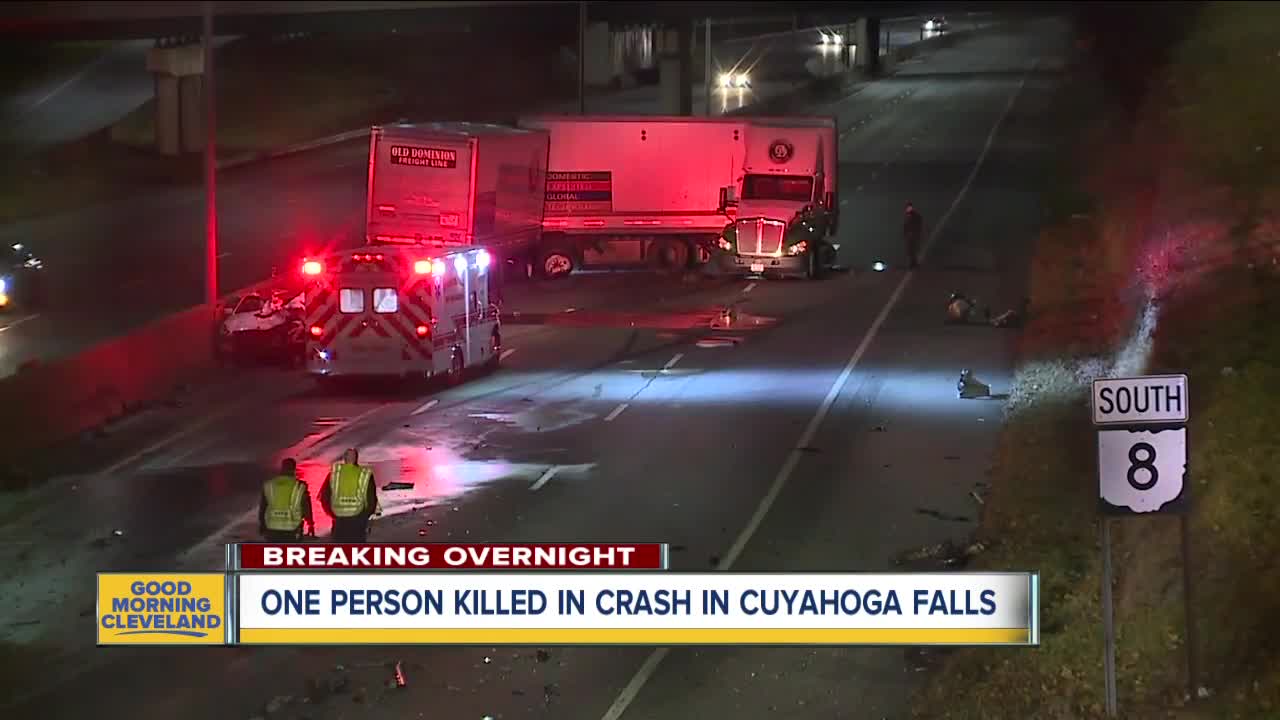 One dead in a possible wrongway crash in Cuyahoga Falls [Video]