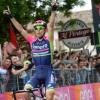 Giro d&#39;Italia, Ulissi vince ad Asolo, Jungels in rosa