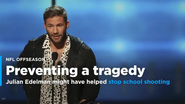 Julian Edelman might have helped stop school shooting threatened in Instagram comment