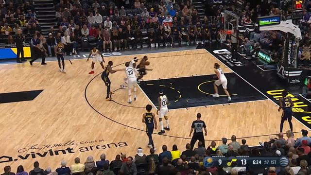 Buddy Hield with a 2-pointer vs the Utah Jazz