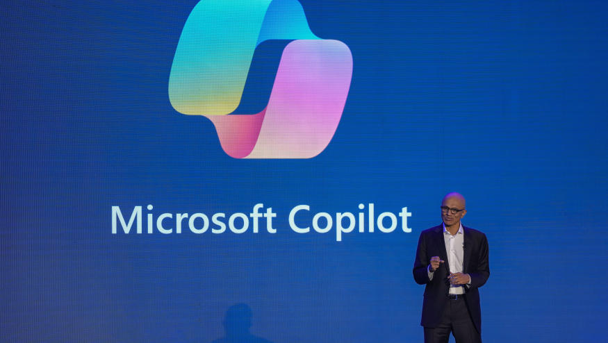 Microsoft CEO Satya Nadella speaks during a conference in Kuala Lumpur, Malaysia, Thursday, May 2, 2024. Microsoft will invest $2.2 billion over the next four years in Malaysia's new cloud and artificial intelligence infrastructure as well as partnering with the government to establish a national AI center, Nadella said Thursday. (AP Photo/Vincent Thian)