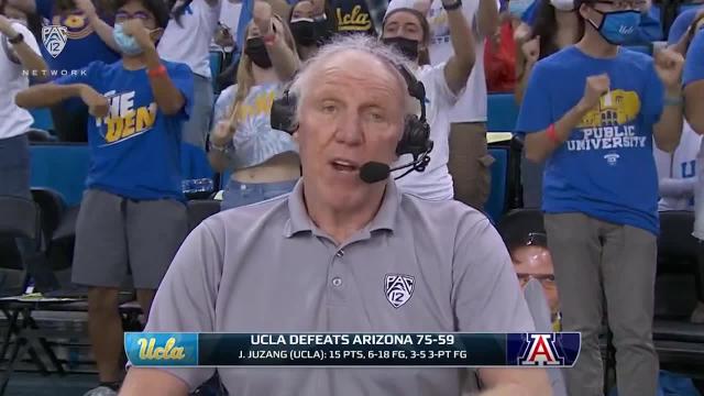 Bill Walton shares biggest takeaway from the Arizona-UCLA game...then growls like a Bruin