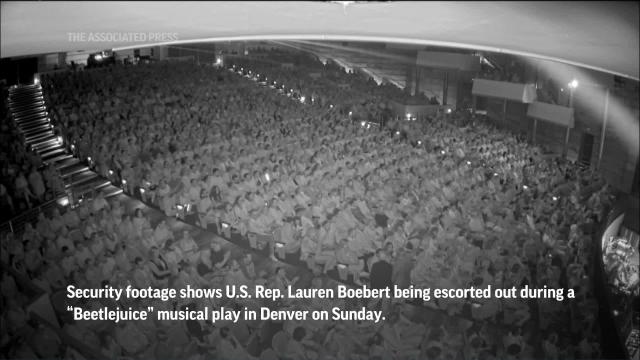 US Rep. Lauren Boebert kicked out of a 'Beetlejuice' show in Denver